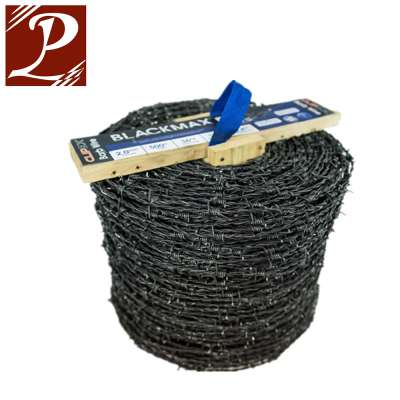 Supply galvanized/black barbed wire per meter length/barbed wire roll price fence